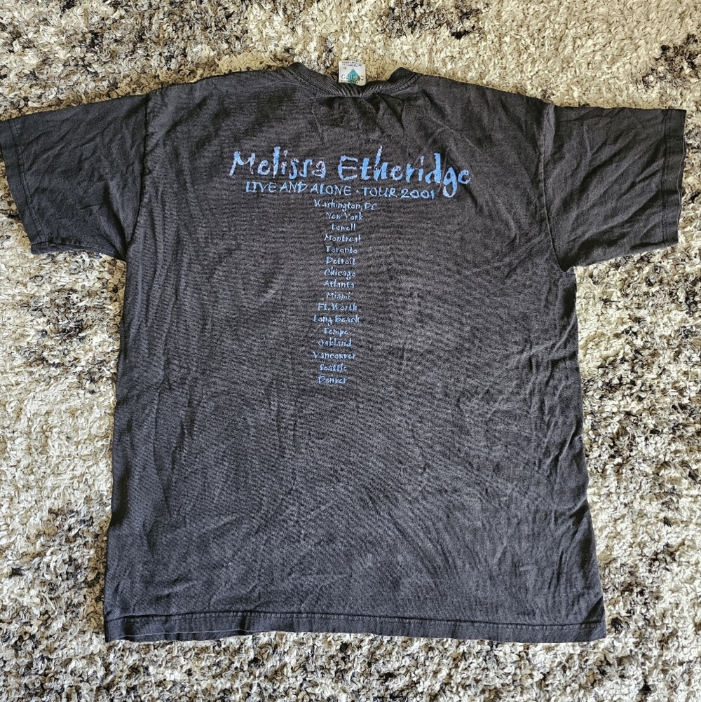 Vintage 2001 Melissa Etheridge Concert Tour Tshirt XL - Picture 2 of 5